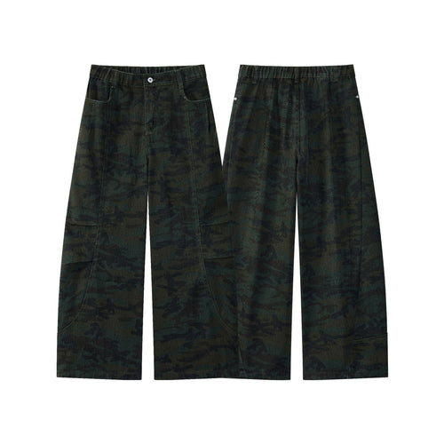 Winter loose wide leg casual pants and floor pants