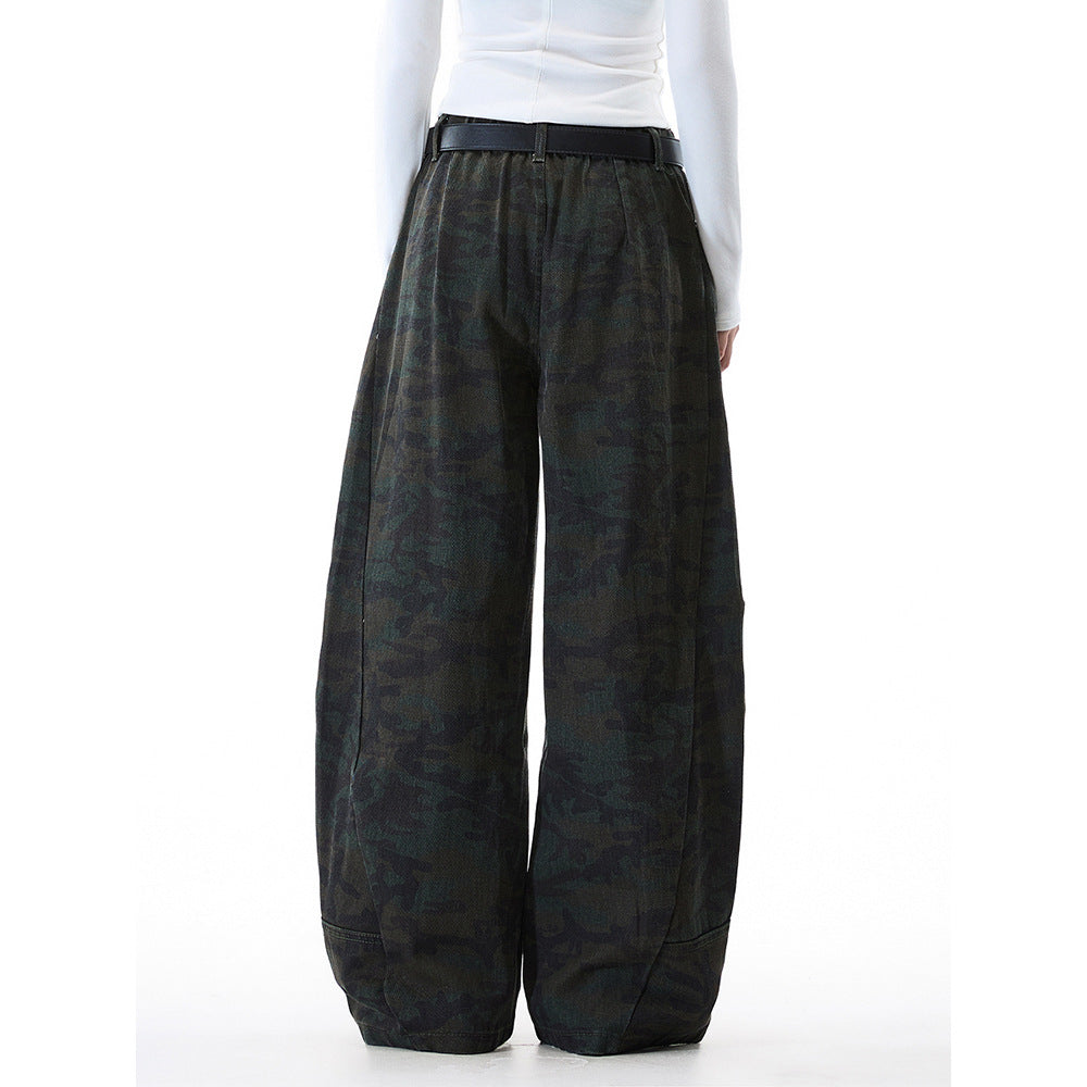 Winter loose wide leg casual pants and floor pants