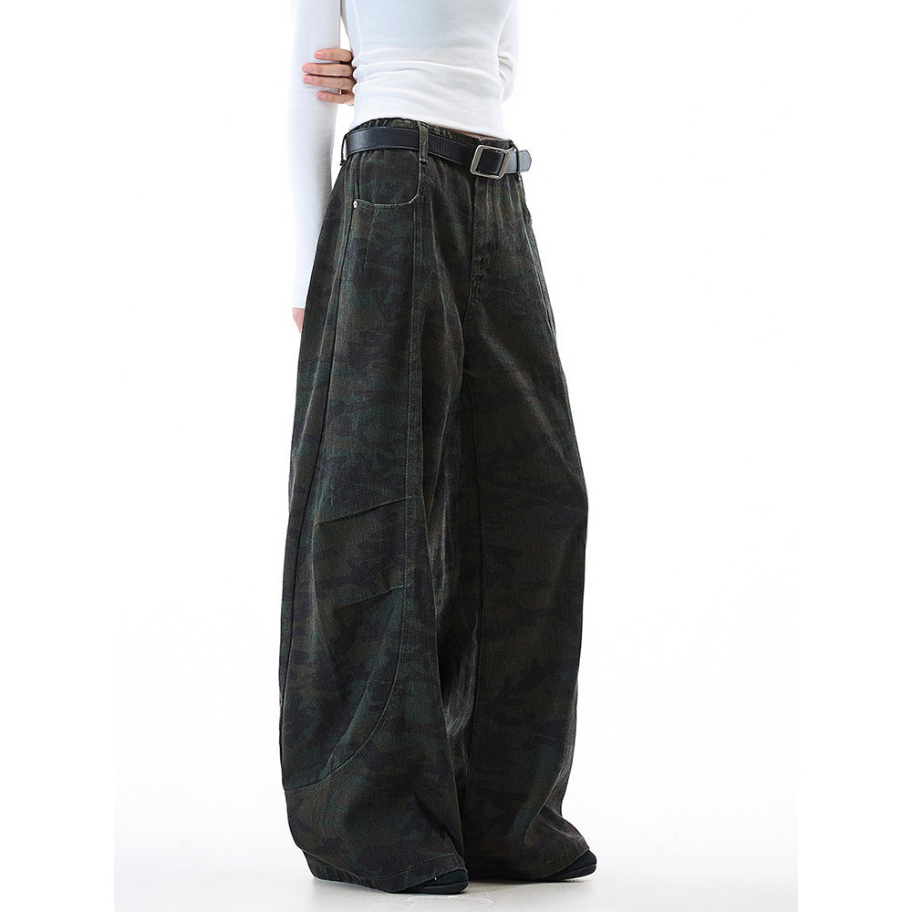 Winter loose wide leg casual pants and floor pants