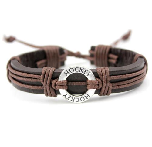 Basketball Football Soccer Softball Volleyball Leather Bracelets