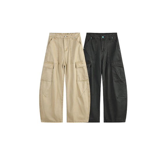 Side pocket straight leg work pants