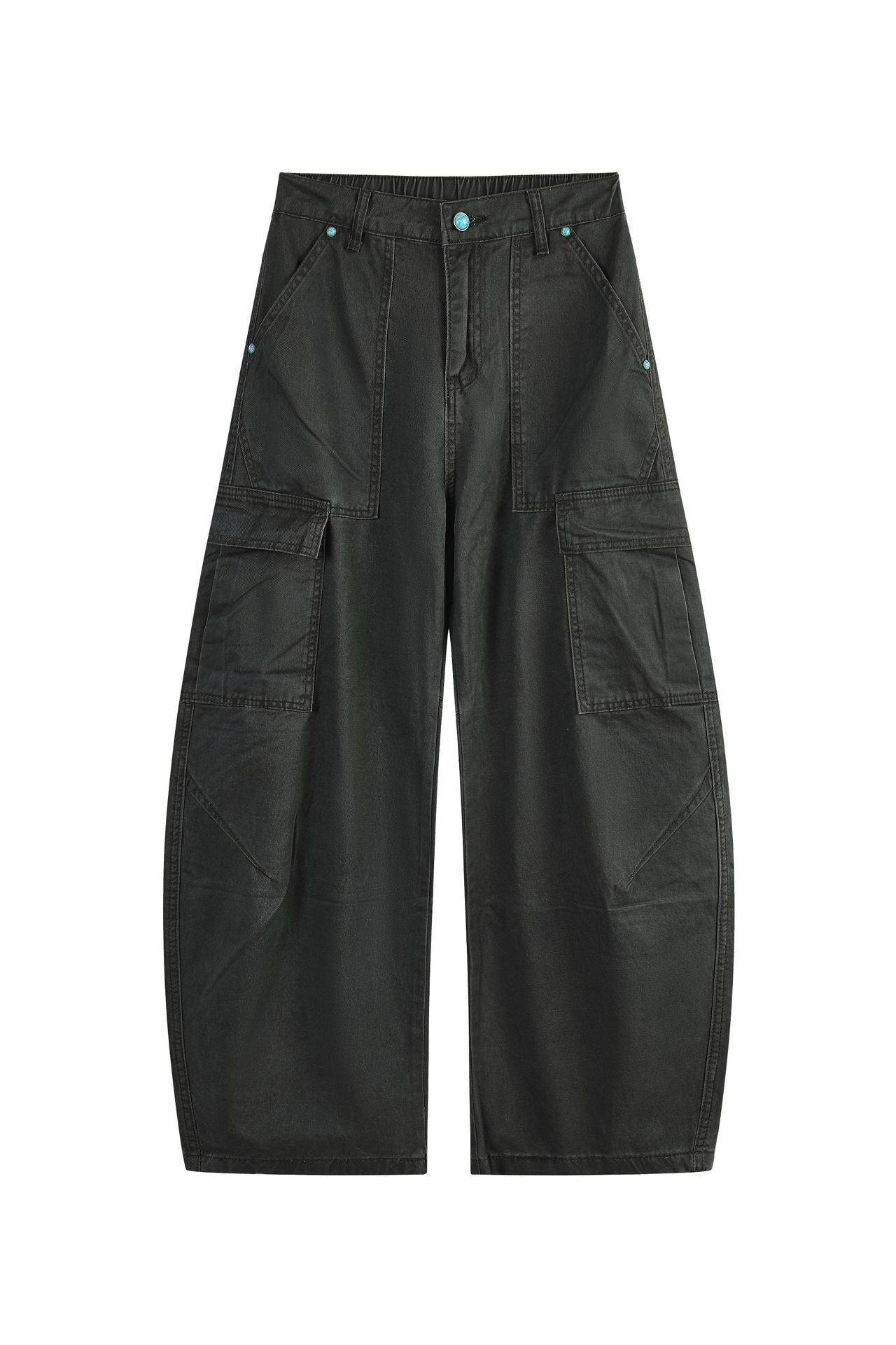 Side pocket straight leg work pants