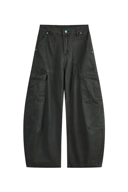 Side pocket straight leg work pants